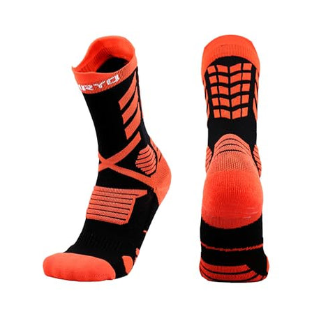 FUNRY Grip Socks Soccer for Men&Women,Non-Slip,Breathable Football Socks,Elite Compression Soccer Socks（fit men's size 6-11）