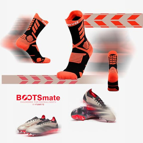 FUNRY Grip Socks Soccer for Men&Women,Non-Slip,Breathable Football Socks,Elite Compression Soccer Socks（fit men's size 6-11）