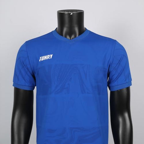 FUNRY Men's Soccer Jersey for Men,Soccer Shirts,Football Uniforms for Athletes(M-XL)