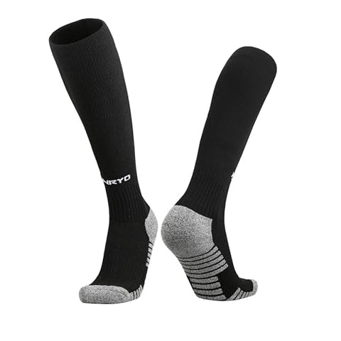 FUNRY Grip Soccer Socks men,Non-Slip Football Grip Socks for Soccer,Breathable and Comfortable Sports Football Sock