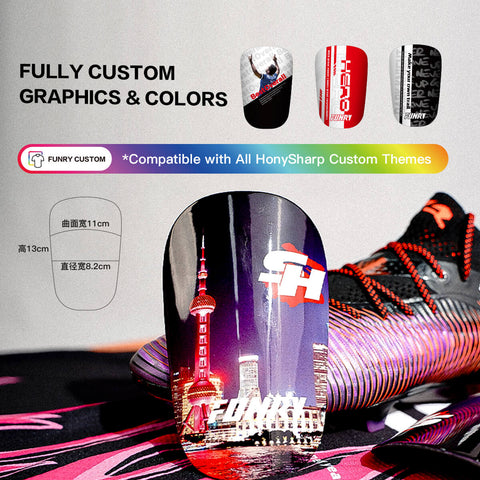 FUNRYO Custom carbon fiber shin guards