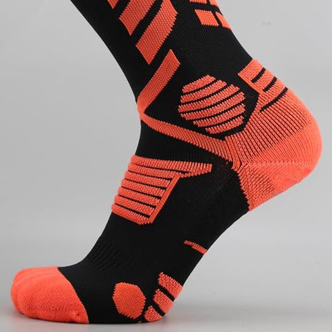 FUNRY Grip Socks Soccer for Men&Women,Non-Slip,Breathable Football Socks,Elite Compression Soccer Socks（fit men's size 6-11）