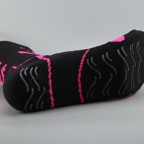 FUNRY Unisex Grip Socks Soccer for Men&Women,Non-Slip,Breathable Football Socks，Elite Compression Soccer Socks（Fits men's size 6-11）