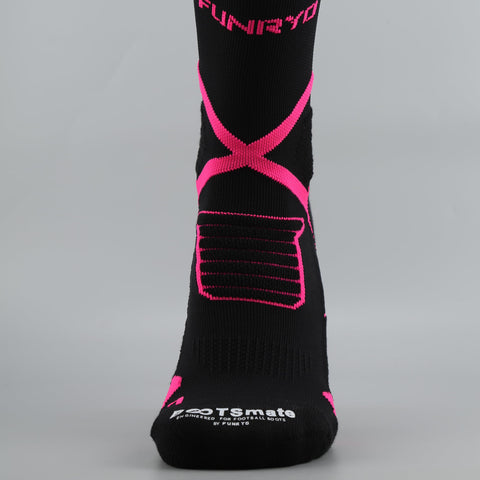 FUNRY Unisex Grip Socks Soccer for Men&Women,Non-Slip,Breathable Football Socks，Elite Compression Soccer Socks（Fits men's size 6-11）