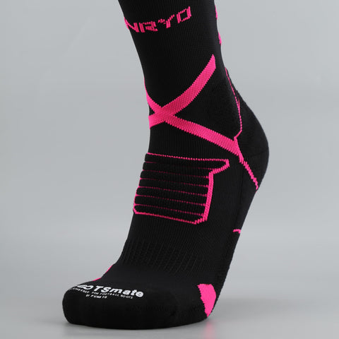 FUNRY Unisex Grip Socks Soccer for Men&Women,Non-Slip,Breathable Football Socks，Elite Compression Soccer Socks（Fits men's size 6-11）