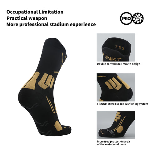FUNRY HoneyGrip Anti-Slip Sports Socks 3.0 AT [PRO Edition]